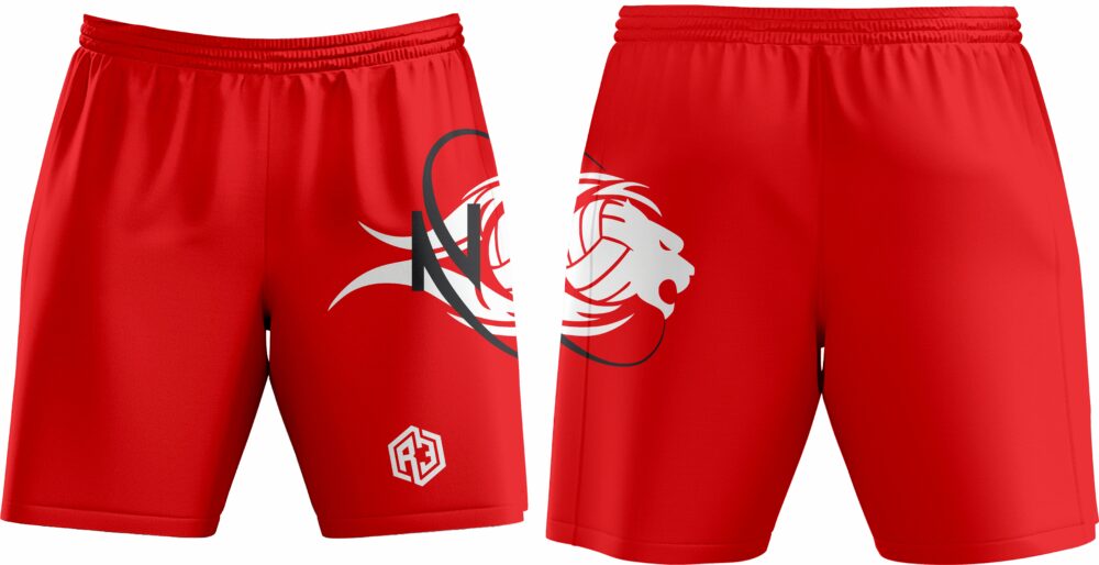 Nona Volleyball Shorts (red)