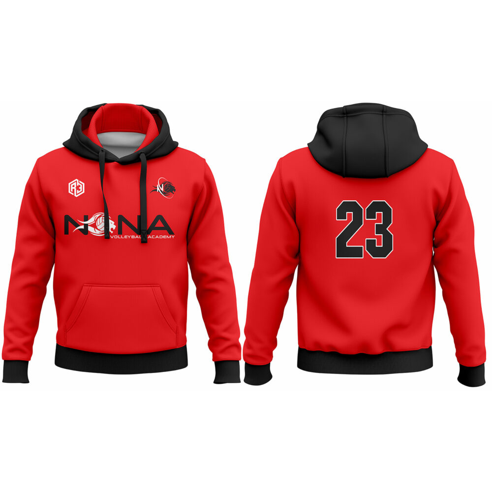 Nona Volleyball Hoodie (Red)