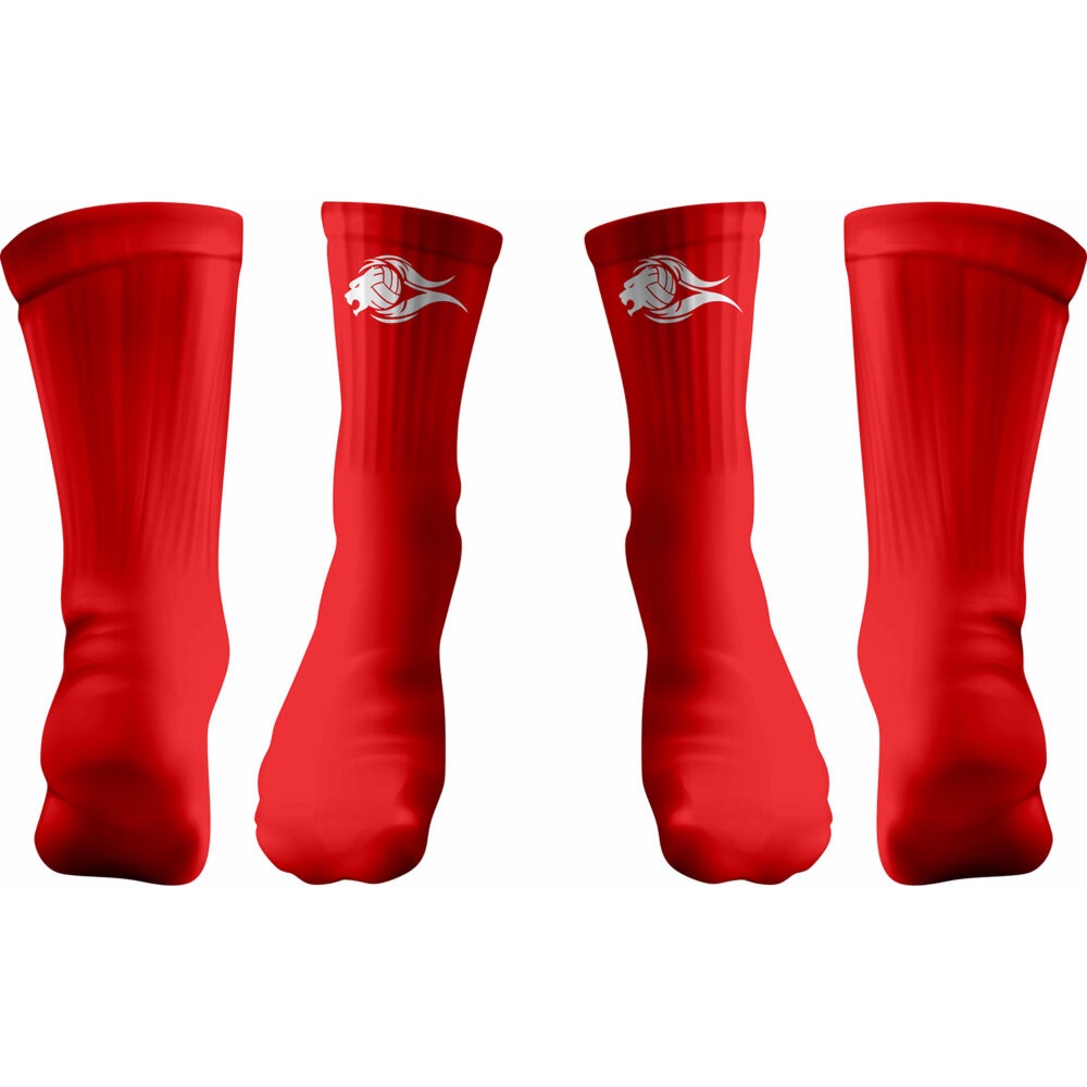 Nona Volleyball Socks (Red)