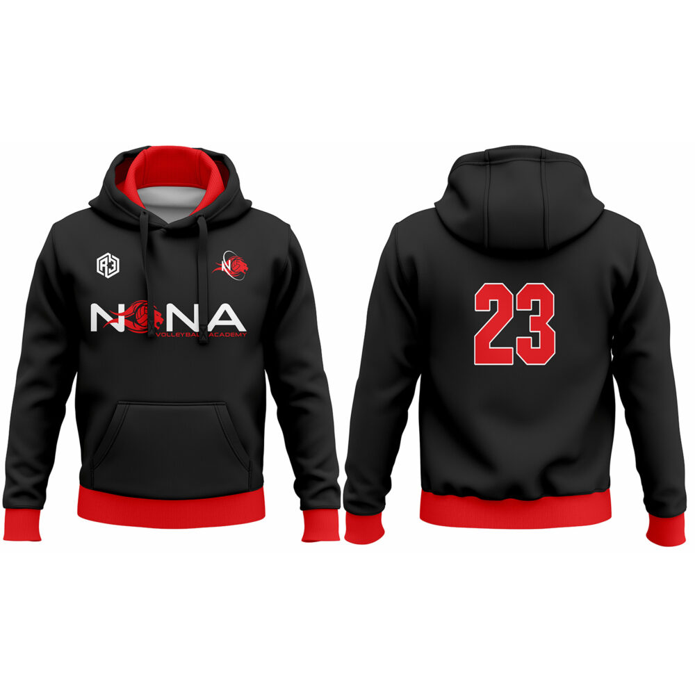 Nona Volleyball Hoodie (Black)