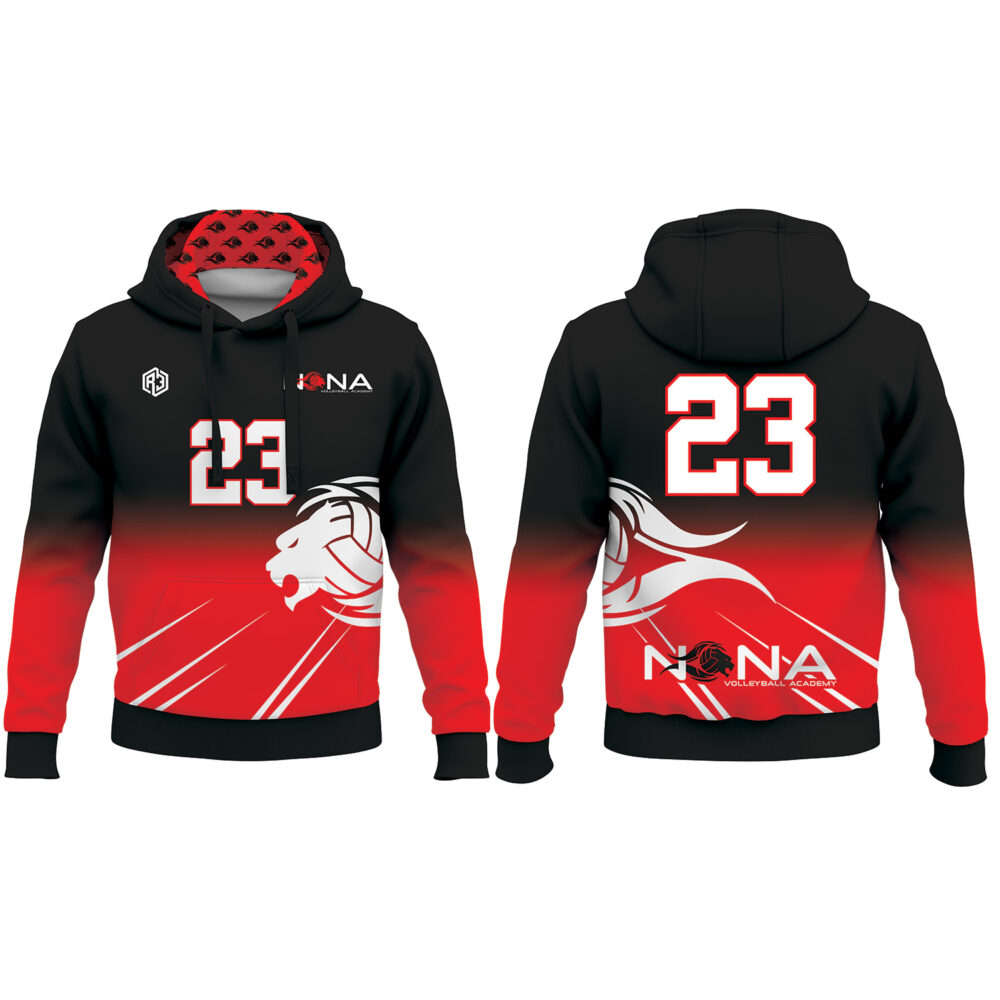 Nona Volleyball Hoodie (Black-2)