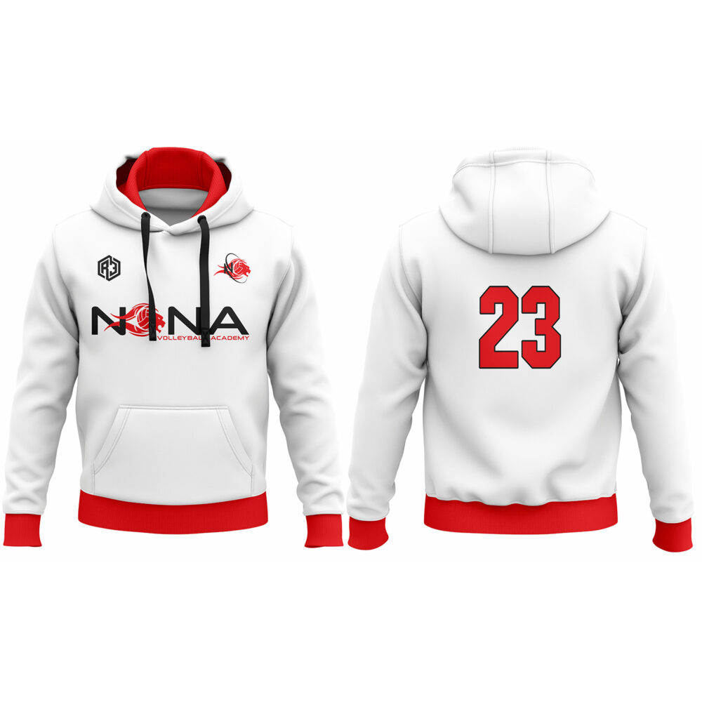 Nona Volleyball Hoodie (White)