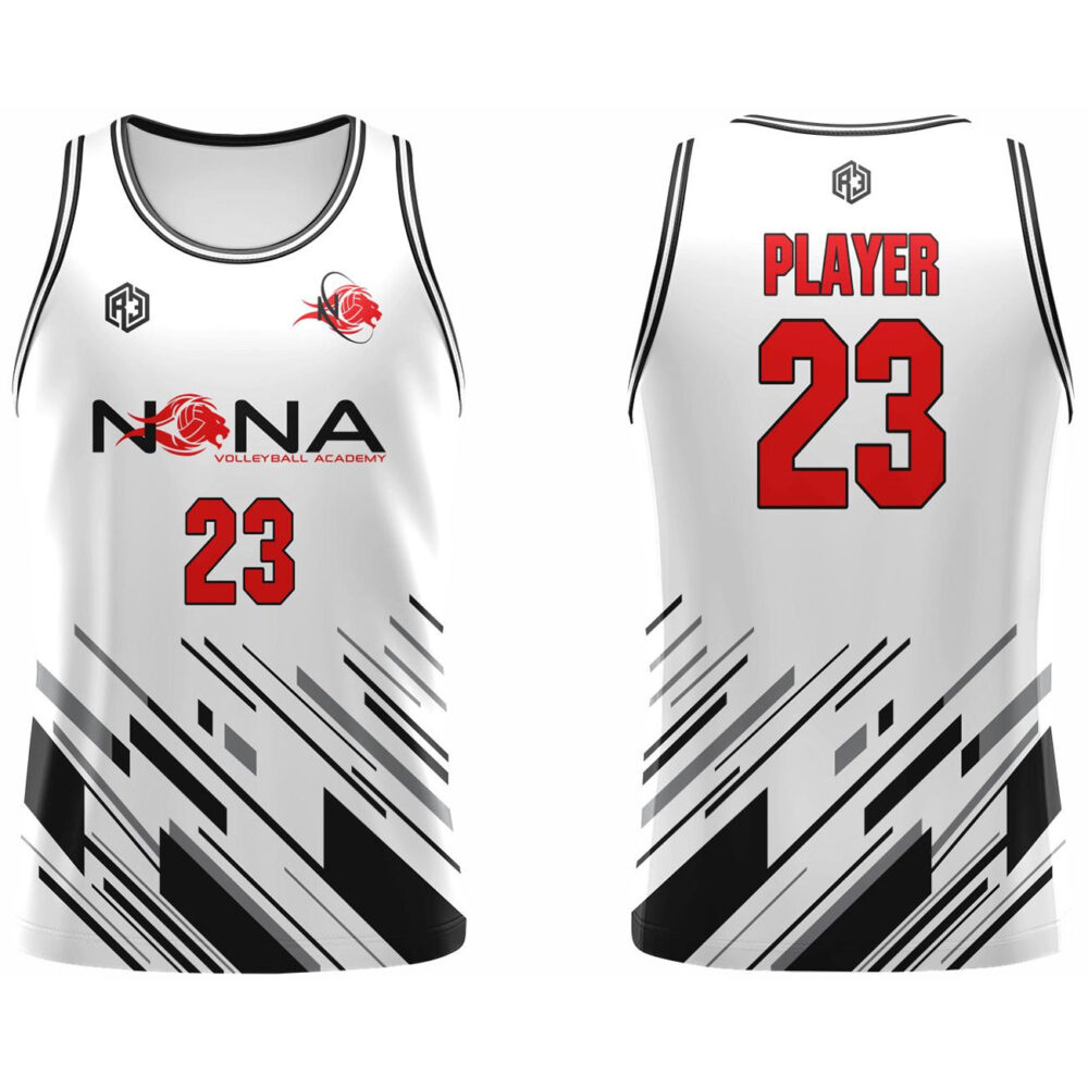 Nona Volleyball Men's Jersey (White)