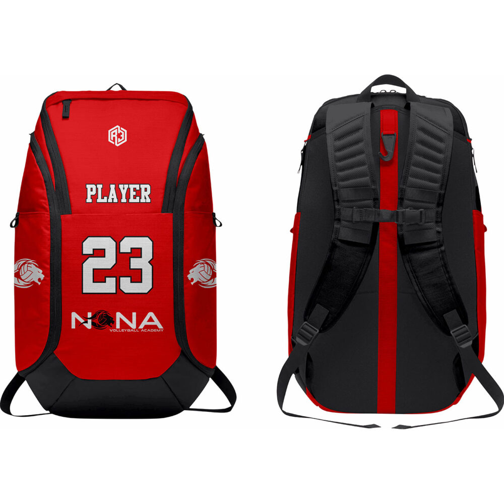 Nona Volleyball Backpack (Red)