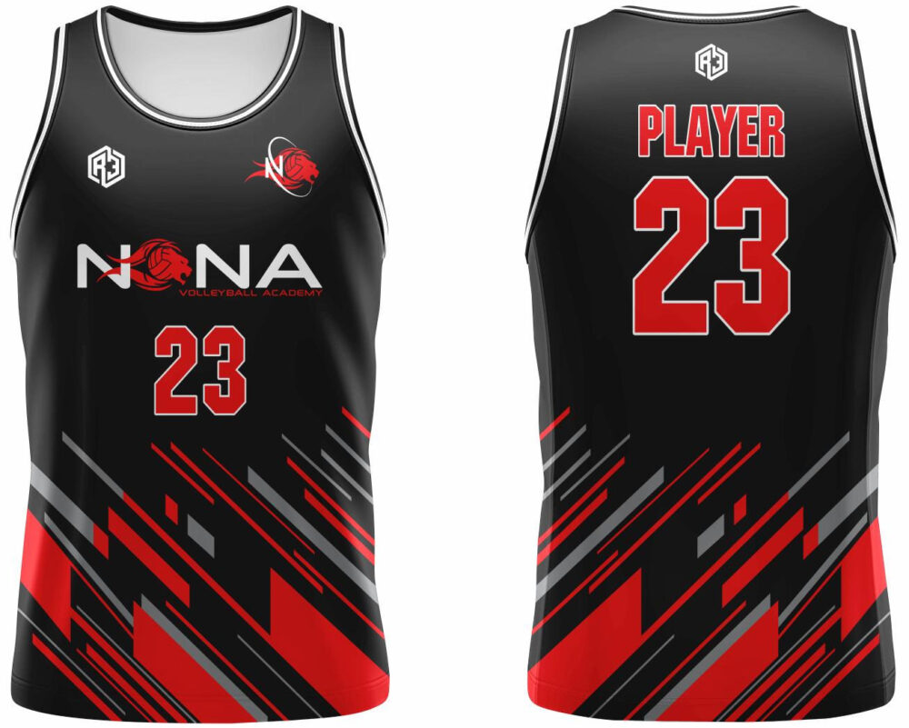 Nona Volleyball Men's Jersey (Black)