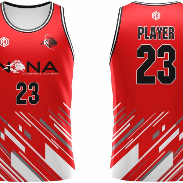 Nona Volleyball Men's Jersey (Red)