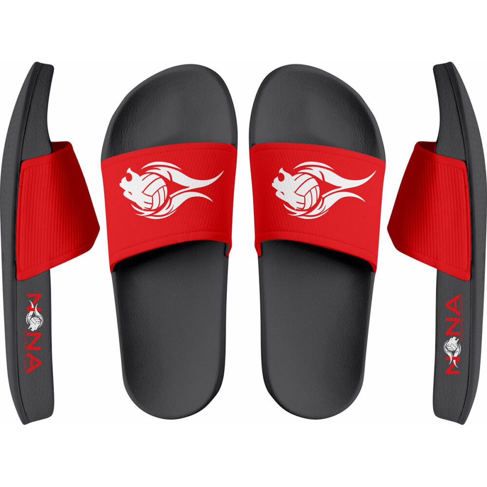 Nona Volleyball Sliders (Red)