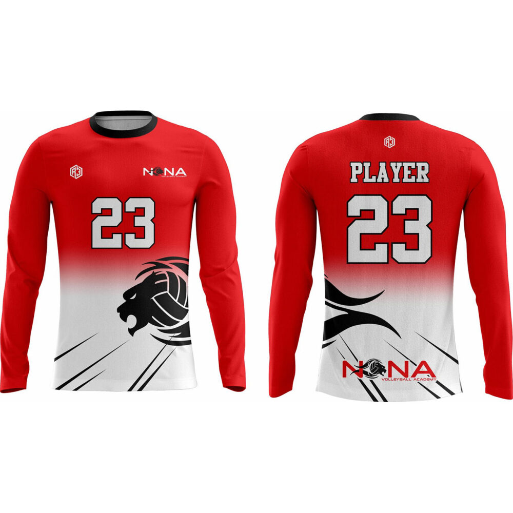 Nona Volleyball Fan Shirt ( Unisex-Full sleeve-red)