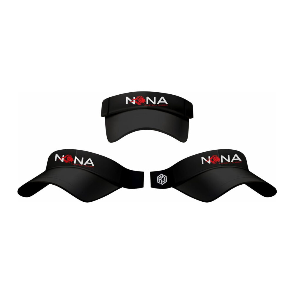 Nona Volleyball Visor Caps (Black)