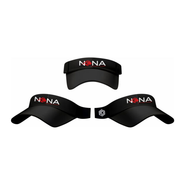 Nona Volleyball Visor Caps (Black)