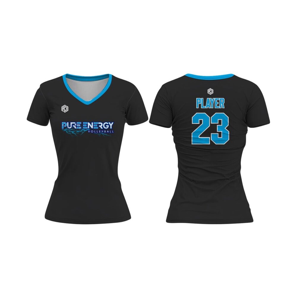 Pure Energy Volleyball Girls's Jersey (Blue)