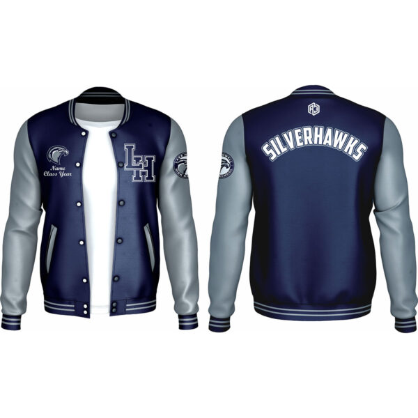 1. Varsity Jackets (All Polyester & Leather Sleeve)