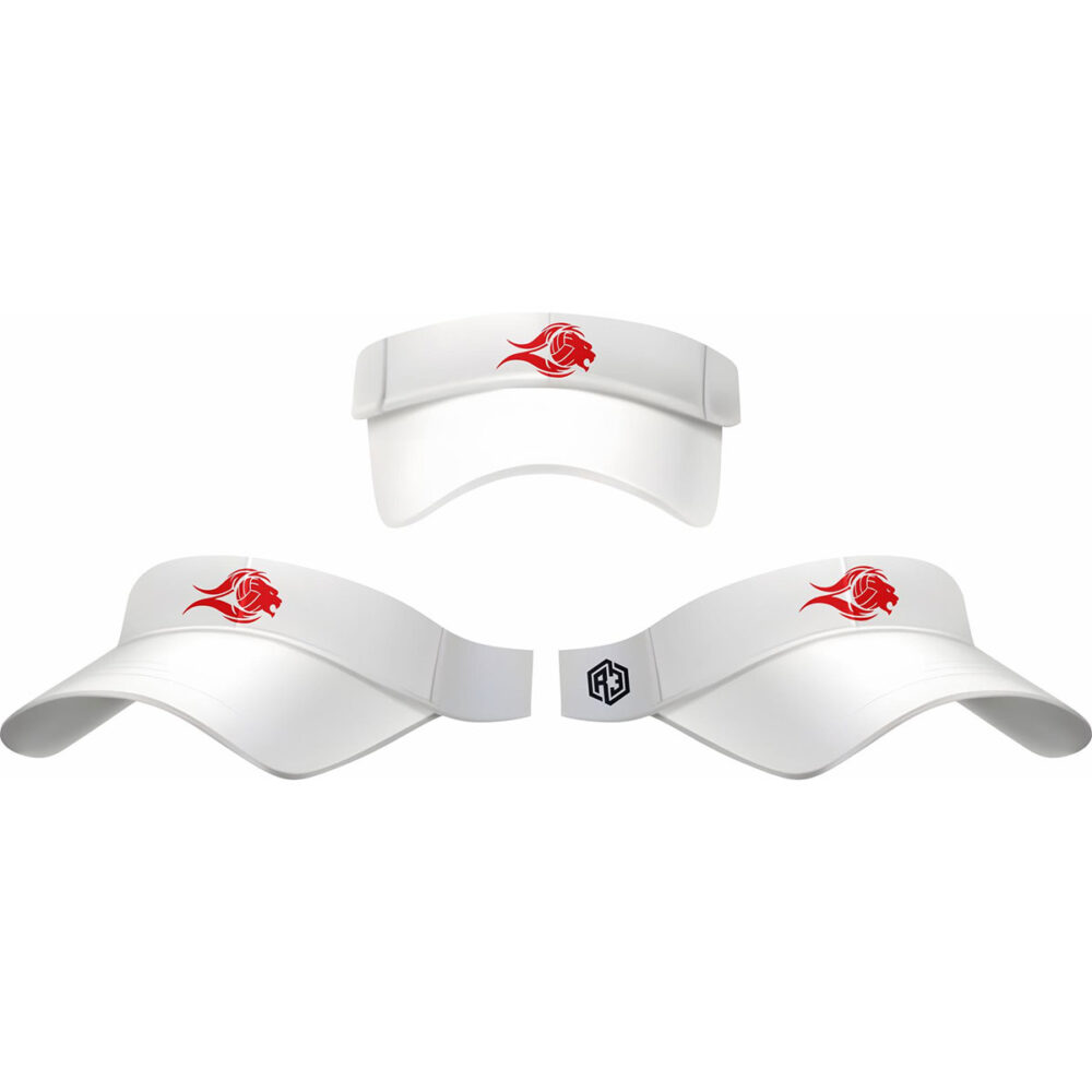 Non Volleyball Visor Cap (White-2)