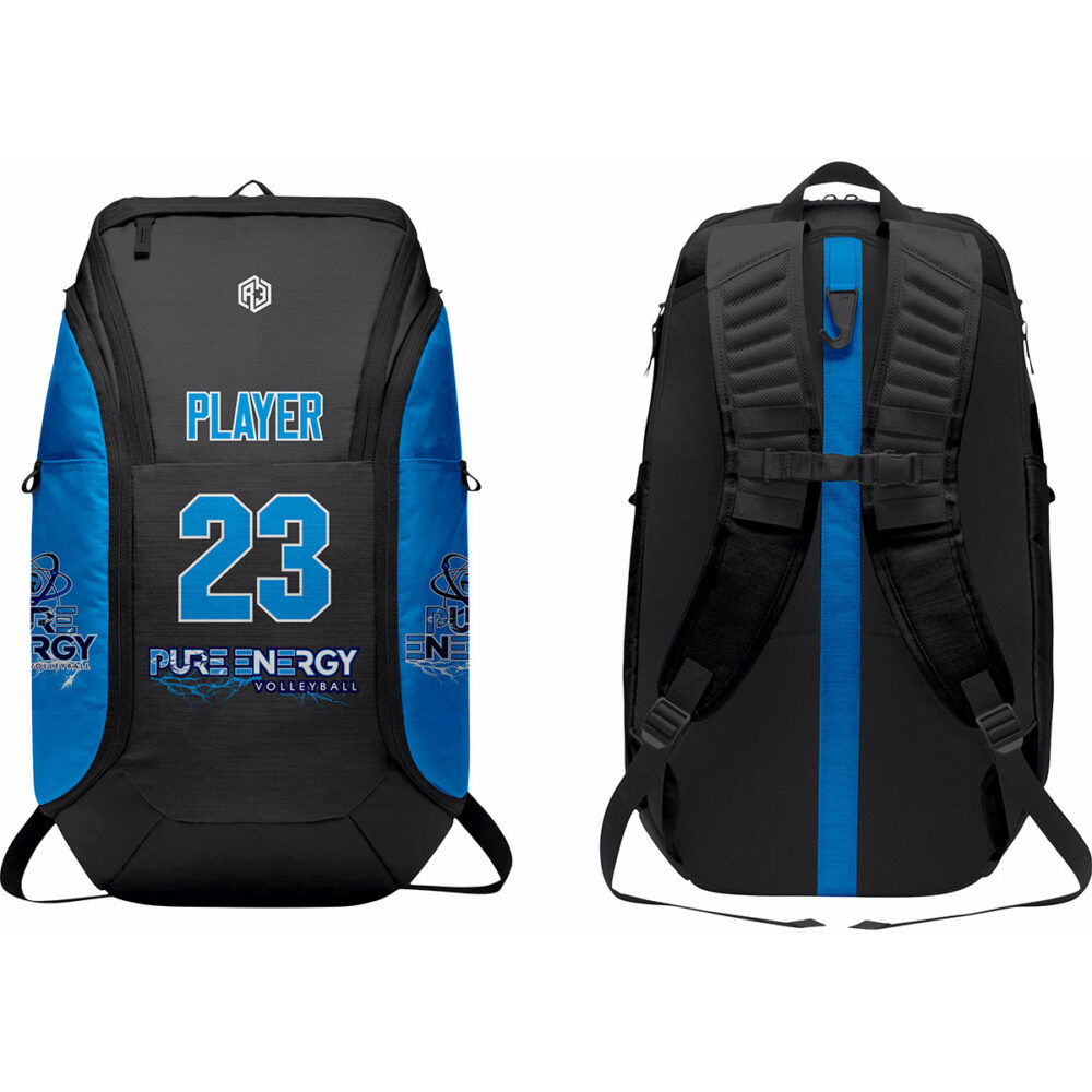 Pure Energy Volleyball Backpack (Blue)