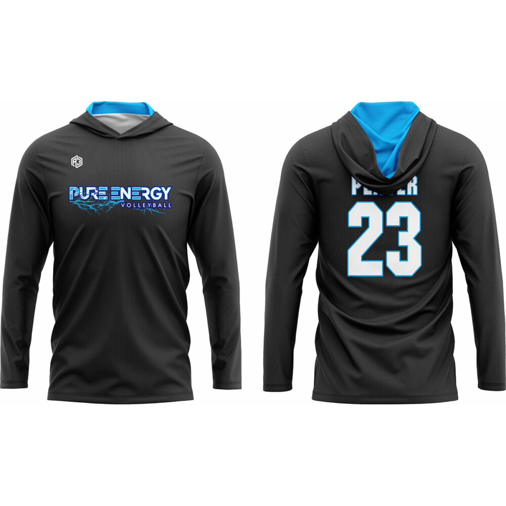 Pure Energy Hooded Shirt (Blue)