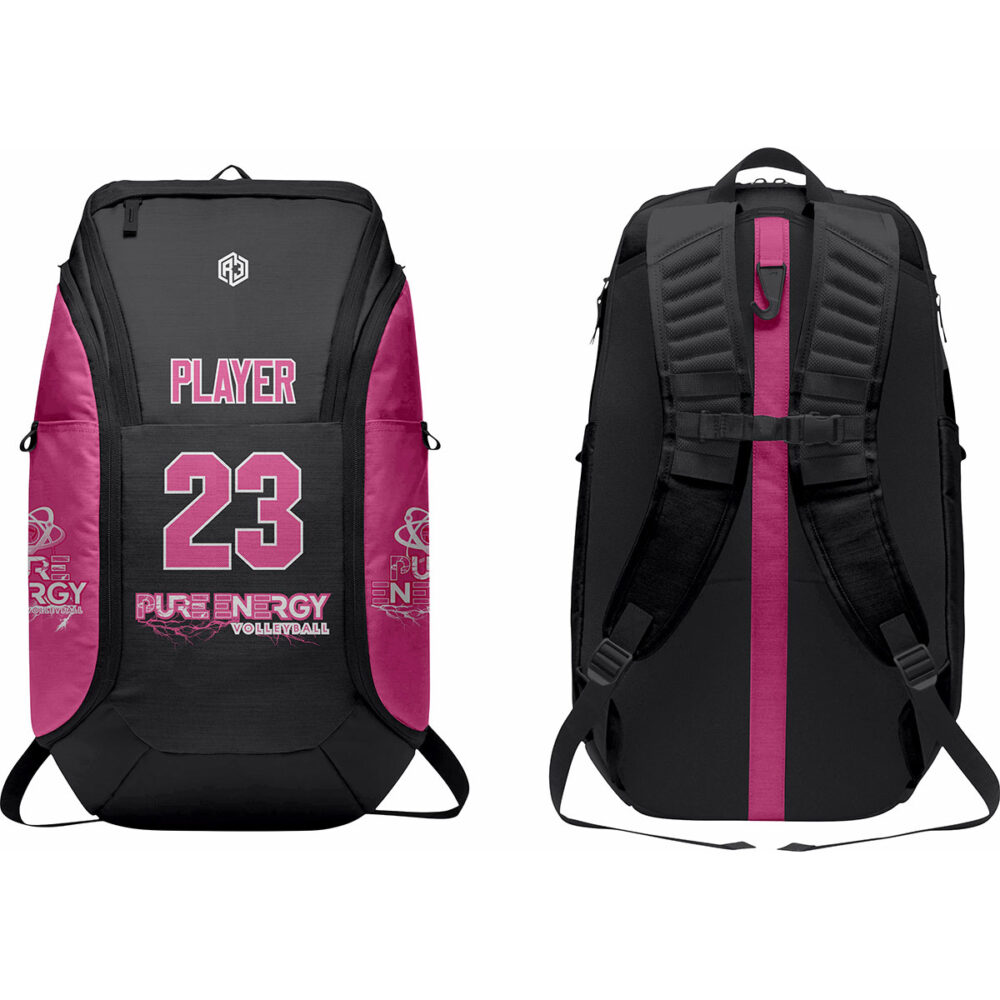 Pure Energy Volleyball Backpack (Pink)