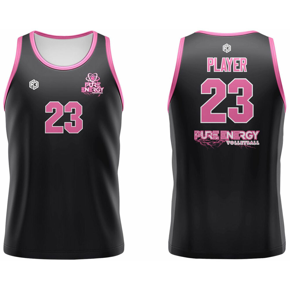 Pure Energy Volleyball Boy's Jersey (Pink)