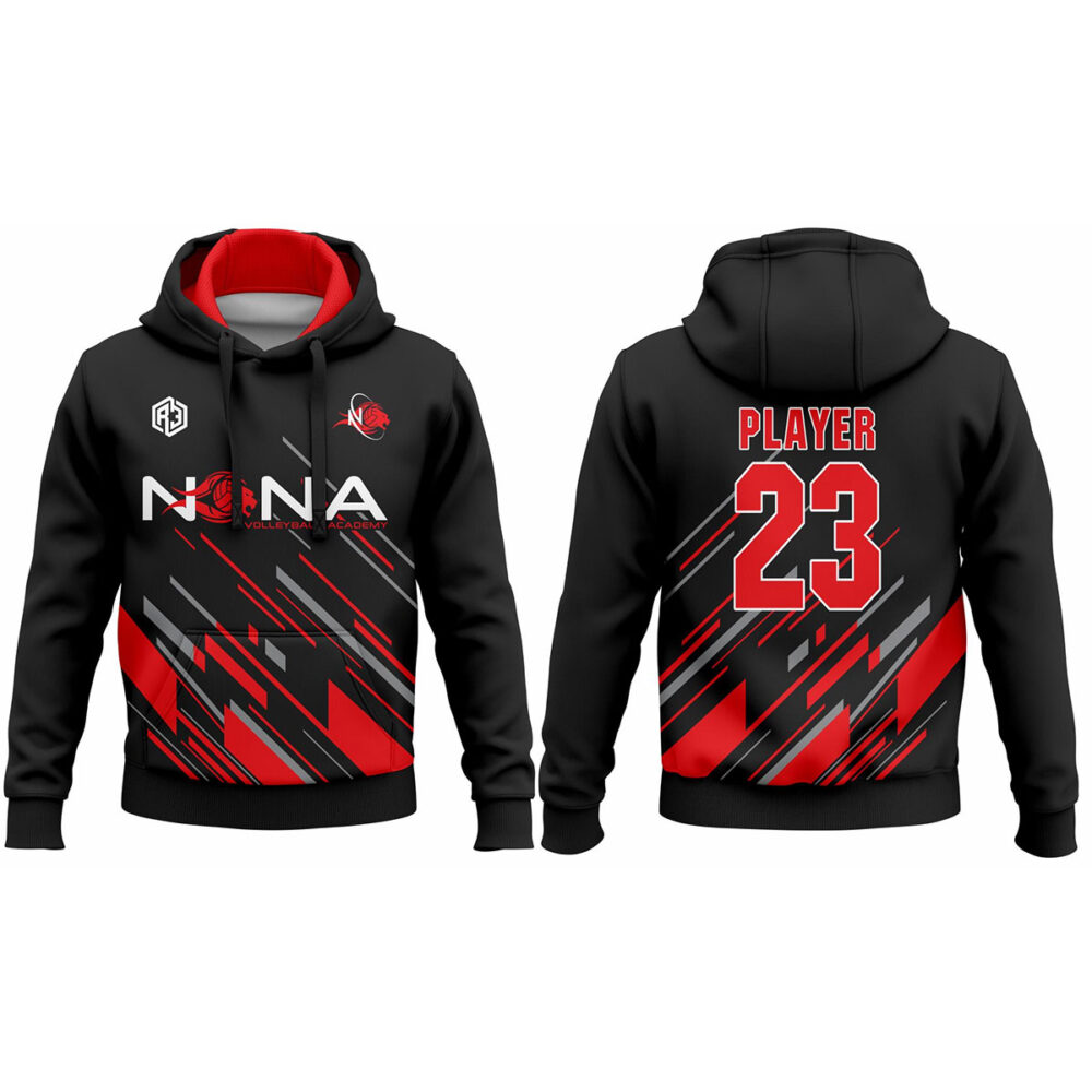 Nona Volleyball Hoodie (Black-3)