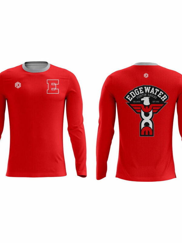Edgewater Fan Jerseys (Full Sleeve Red 02)