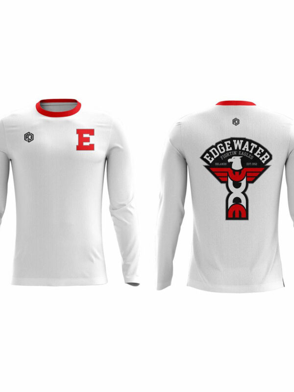 Edgewater Fan Jerseys (Full Sleeve White 02)