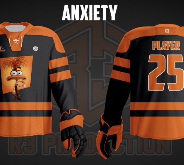 Ice Hockey Jersey Anxiety (Reversable)