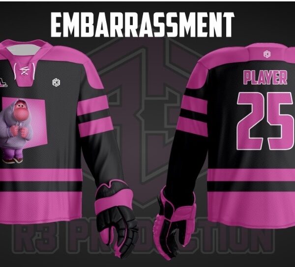 Ice Hockey Jersey Embarrassment (Reversable)