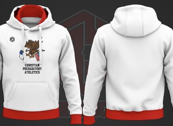 Hoodie 1(White-Red)