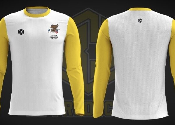 Long Sleeve Shirt (White-Yellow)