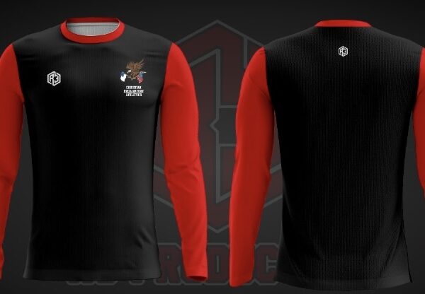 Long Sleeve Shirt 2(Black Red)