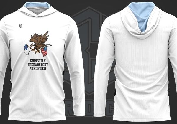 Hooded Shirt 1(White-Blue)