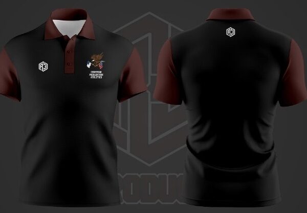 Polo 1(Black-Burgundy)