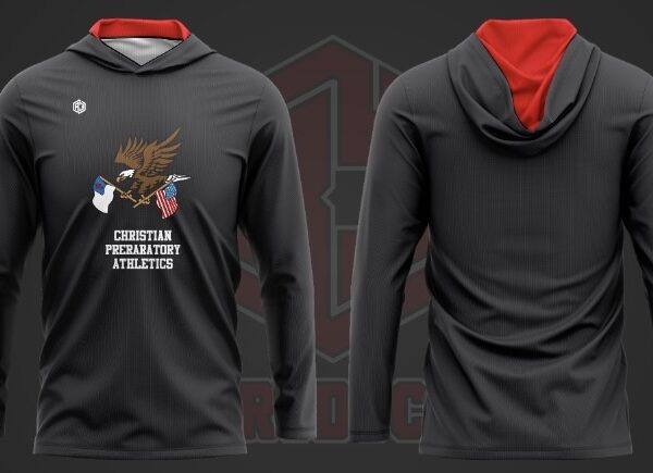 Hooded Shirt 2(Black-Red)