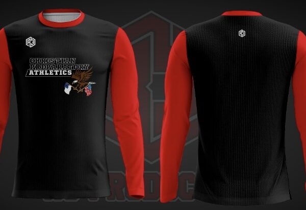 Long Sleeve Shirt 2(Black-Red)
