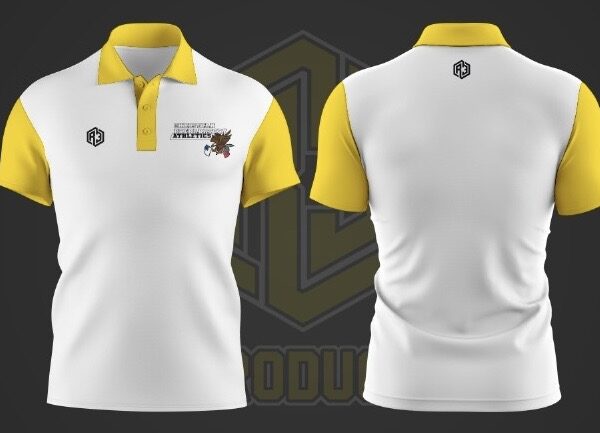 Polo Shirt 2(White-Yellow)