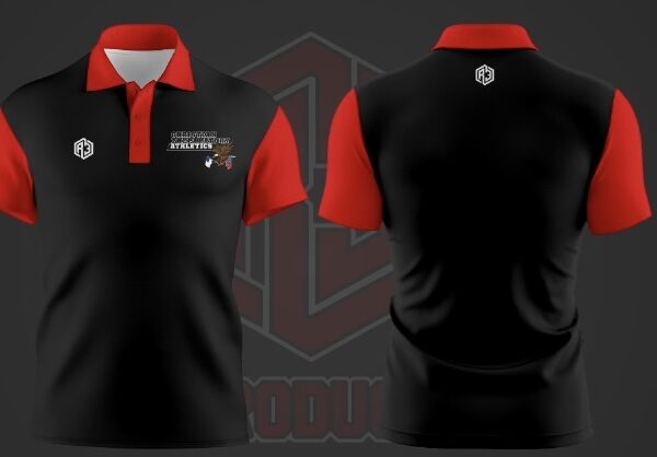 Polo 2(Black-Red)