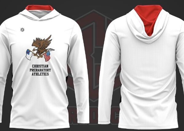 Hooded Shirt 1(White-Red)