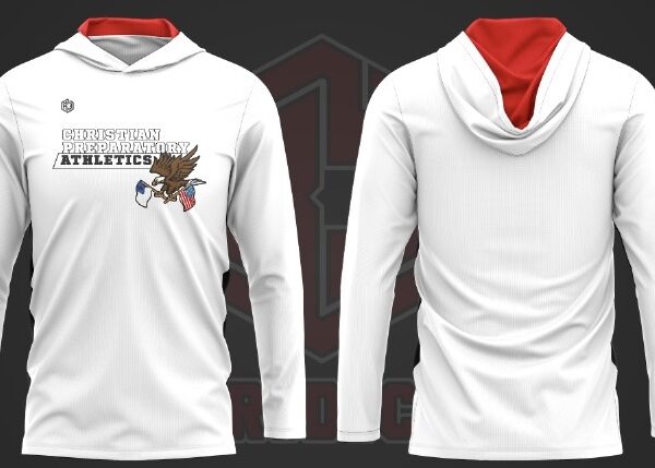 Hooded Shirt 2(White-Red)