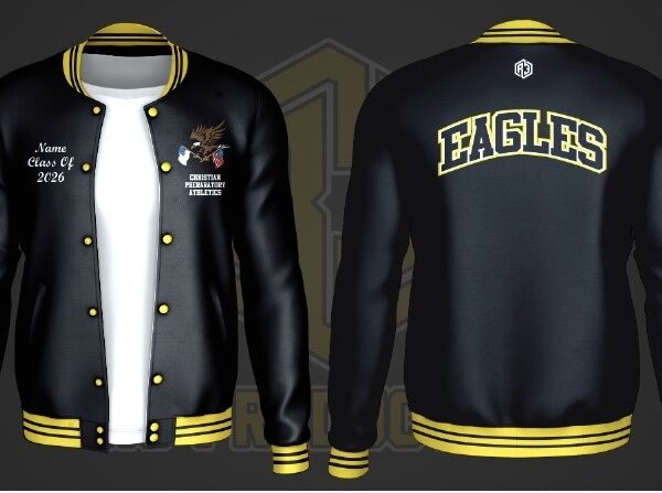 Letterman Varsity Jacket 2(Lether Sleeve - Yellow)
