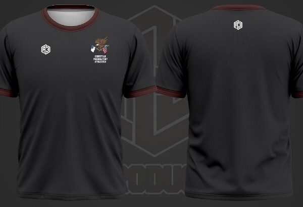 T-shirt 2(Black-Burgundy)