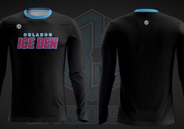 Orlando Ice Den Long Sleeve Shirt Black