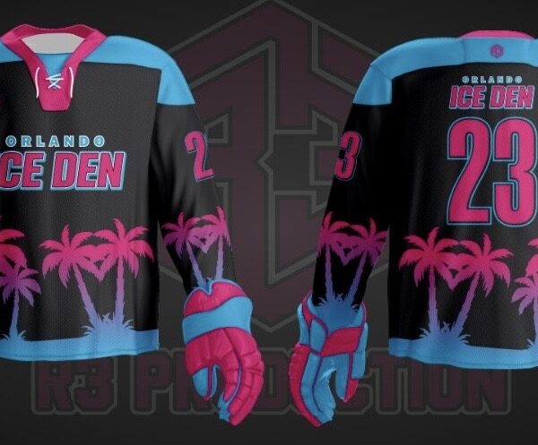 Orlanndo Ice Den Jerseys Reversible