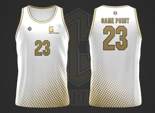 Game Point Volleyball Jersey (White)