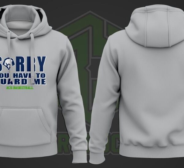 ACS Cotton Hoodie (2-White-Basketball)