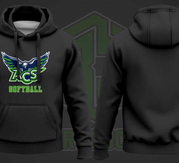 ACS Cotton Hoodie (Black-Softball)