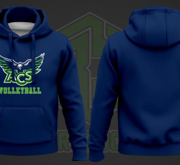 ACS Cotton Hoodie (Blue-Volleyball)