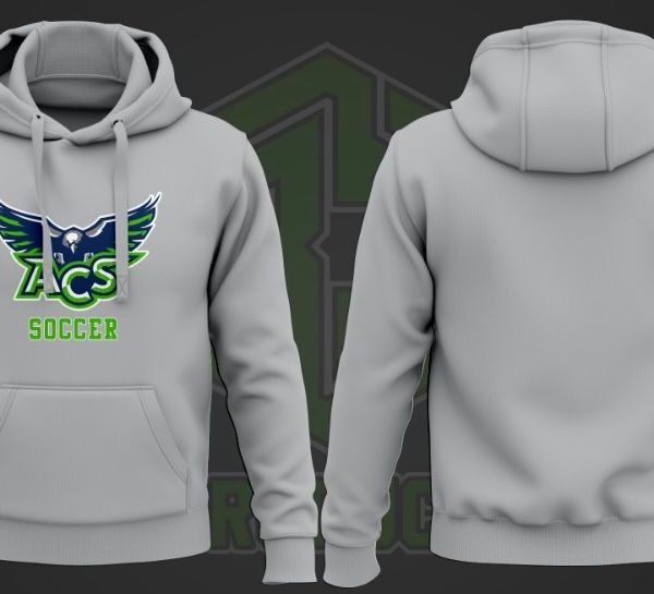 ACS Cotton Hoodie (White-Soccer)