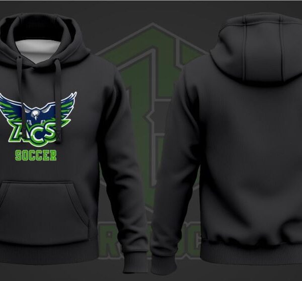 ACS Cotton Hoodie (Black-Soccer)