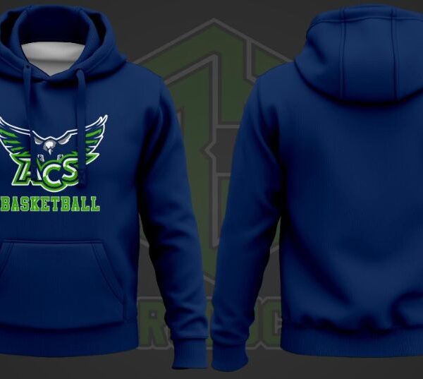 ACS Cotton Hoodie (1-Blue-Basketball)