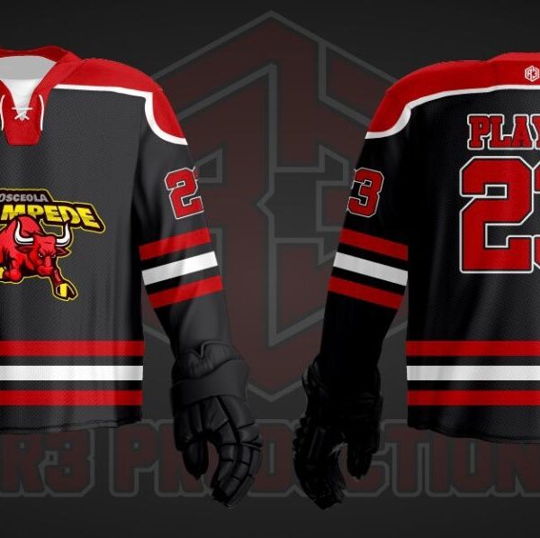 Osceola Stampede Jersey (Black-Red)