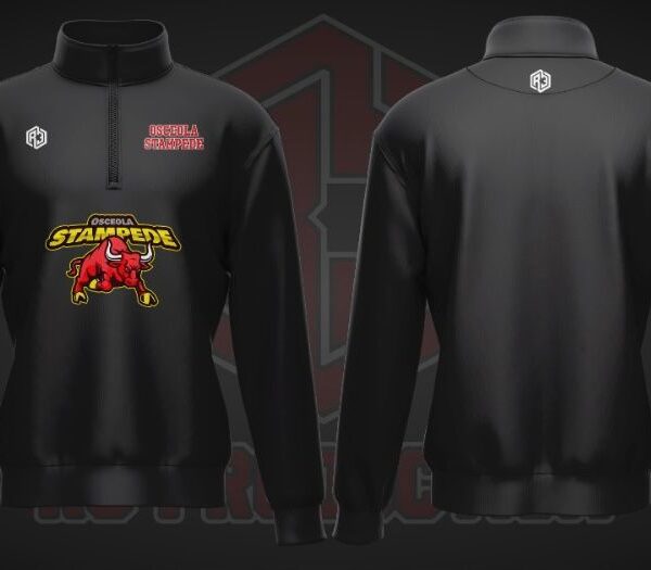 1/4 Zipper (Black)